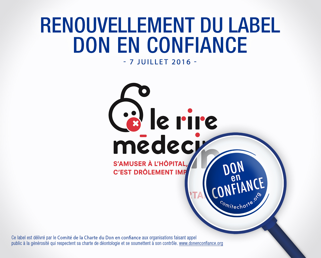 renouvellement label Le Rire Mdecin