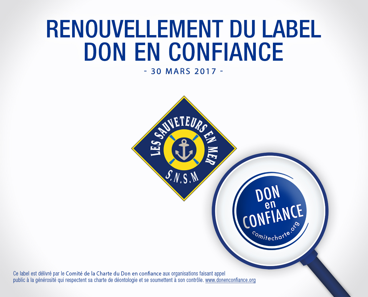 renouvellement label SNSM