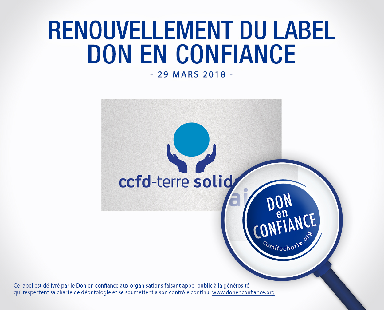 renouvellement label CCFD