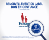 Renouvellement du label "Don en confiance" pour Partage
