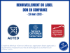 3 renouvellements de label !  