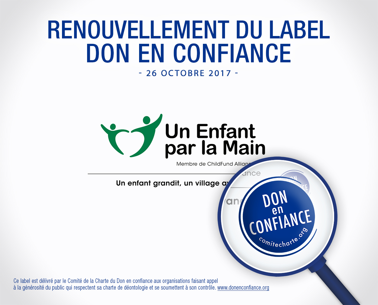 renouvellement du label 