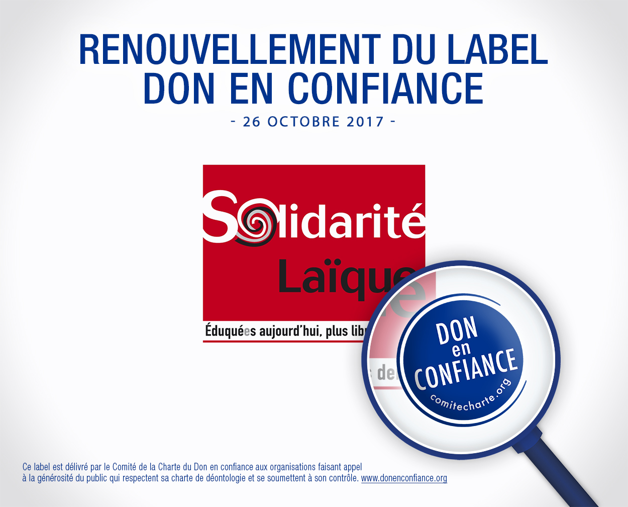 renouvellement du label 